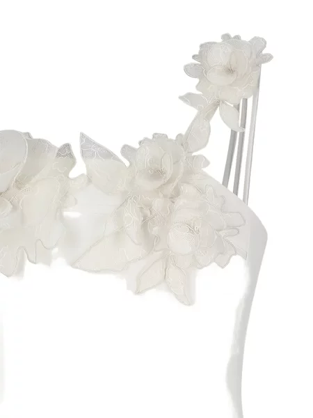 Rochie mini David Koma cu broderie cu model floral
