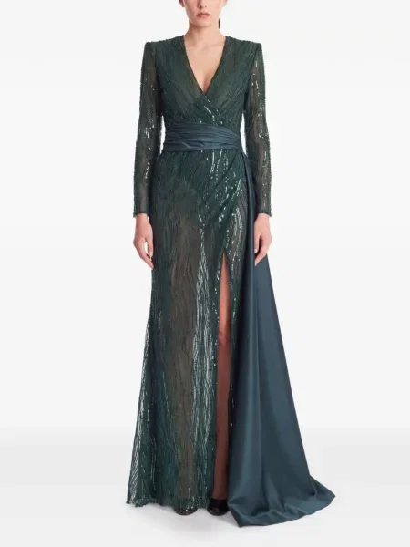 Rochie Gattinolli By Marwan cu paiete verde
