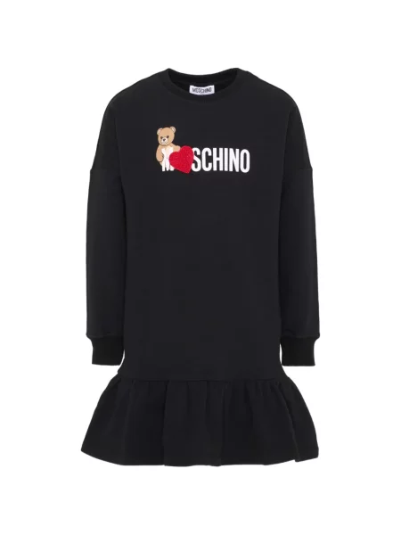 Dětské šaty Moschino černé