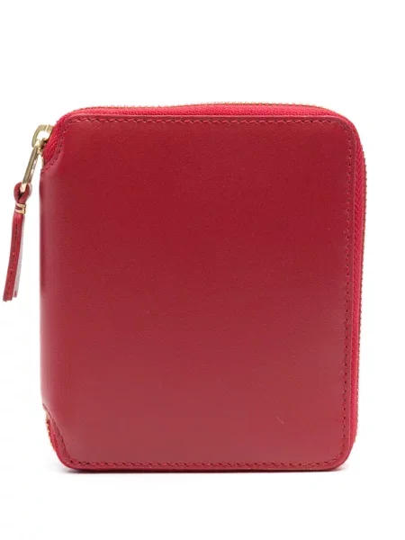 Portofel Comme Des Garçons Wallet din piele roșu