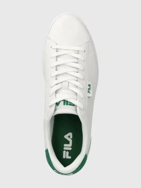 Кожаные кроссовки Fila зеленые
