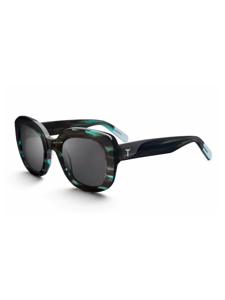 Triwa Blue Bird Ingrid Unisex Okulary przeciwsłoneczne Triwa Jasnobrązowy Size: One size niebieskie