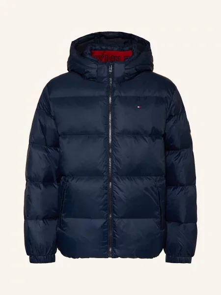 Tommy Hilfiger Kurtka Puchowa blau granatowa