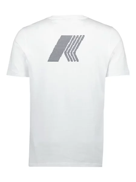 Tricou K-way cu imagine alb