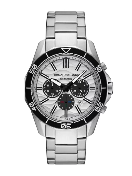 ARMANI EXCHANGE Ceas analogic negru argintiu