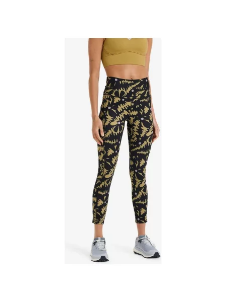 Legginsy długie Roxy Heart Into It Ankle ochra XS czarny