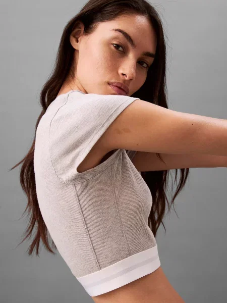 Пижама Calvin Klein Underwear бежевая