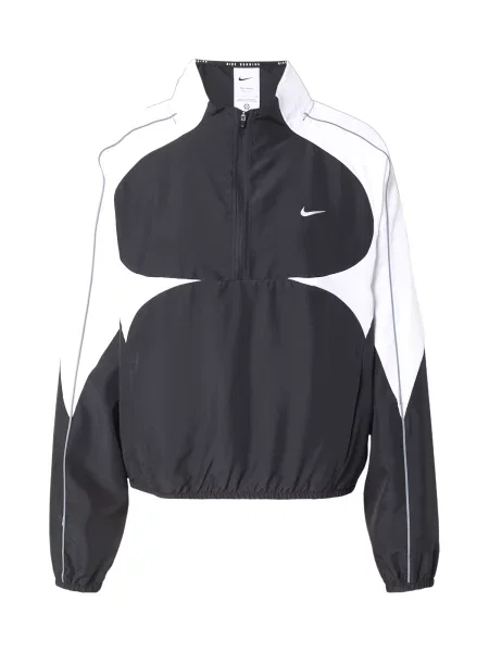 NIKE Jachetă de trening TEMPO SWSH gri argintiu / negru alb