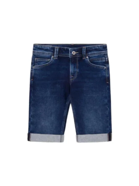 Pantaloni copii Pepe Jeans albastru