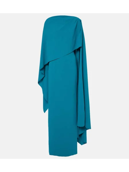 Midi obleka Roksanda modra
