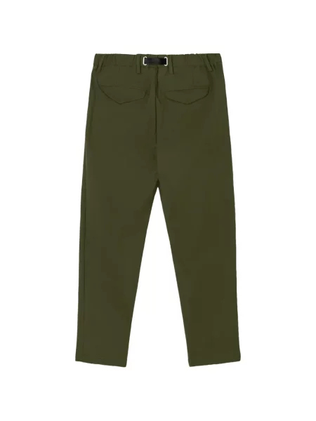Cu centură pantaloni White Sand alb