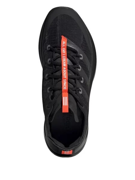Sneakerși Adidas Solar cu șireturi cu dungi din dantelă negru