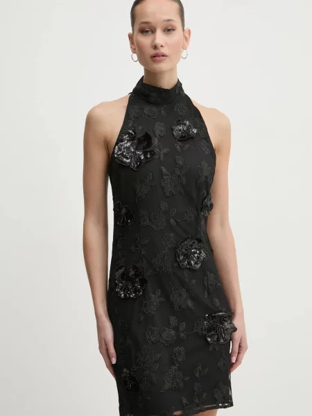 Rotate sukienka mini dopasowana czarny