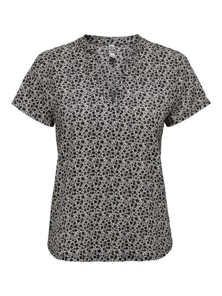 JDY Bluza JDYLOTUS črna bela