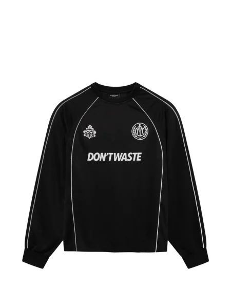 Tricou Don't Waste Culture cu imagine negru
