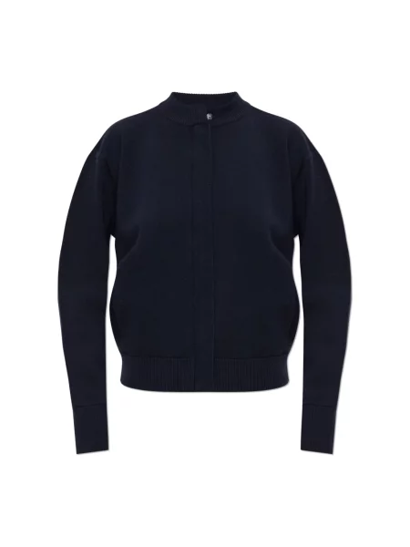 Kardigan Max Mara wełniany niebieski