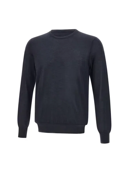 Jedwabny sweter Kangra niebieski
