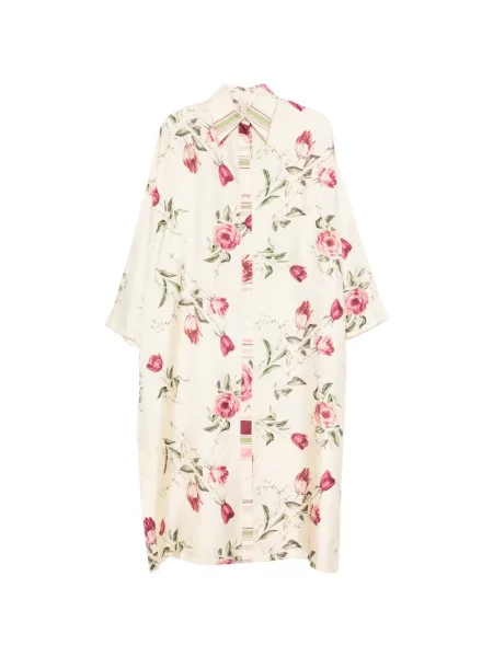 Rochie tip cămașă Antonio Marras cu model floral cu imagine