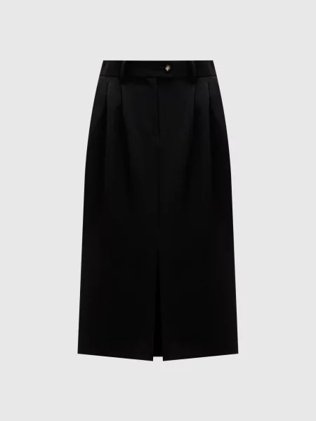 Спідниця-олівець з вовни Dolce&gabbana чорна