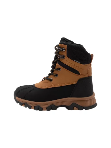 TOMMY HILFIGER Cizme VERMONT maro coniac negru