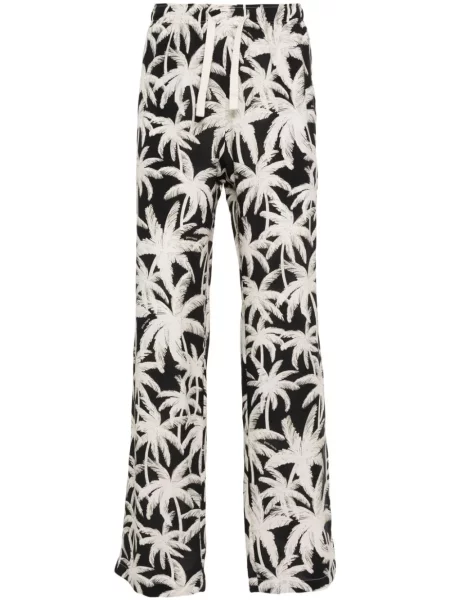 Pantaloni Palm Angels cu imagine negru
