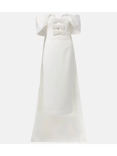 Sukienka midi Rebecca Vallance do kolan garniturowa biała