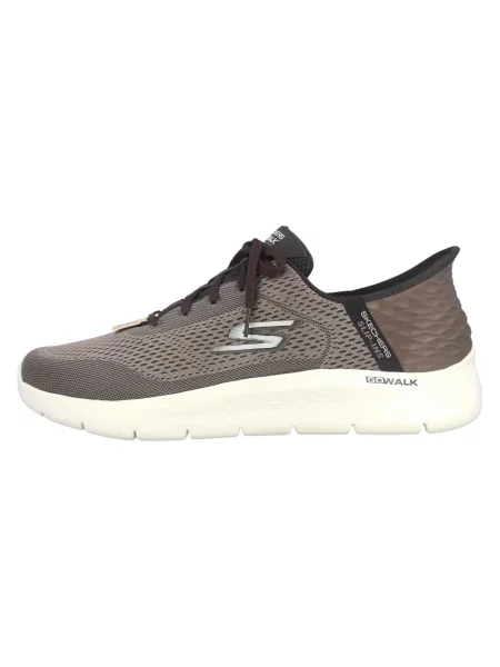 Sneakersy Skechers brązowe