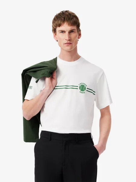Футболка Lacoste белая