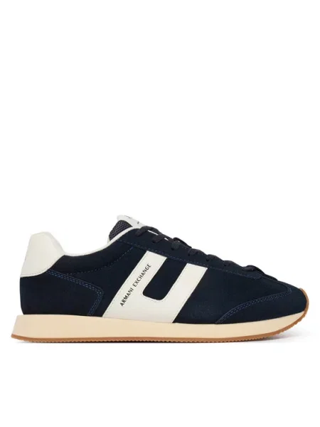 Armani Exchange Sneakersy Granatowy czarne