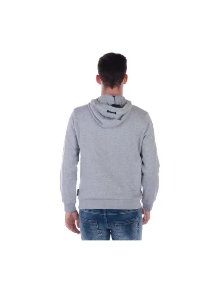 Bluza z kapturem Emporio Armani z kapturem szara