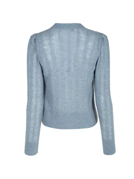 Cardigan Veronica Beard tricotate albastru