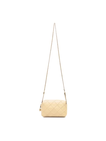 Torebka crossbody Tory Burch skórzana beżowa