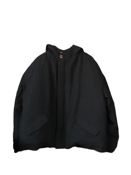 Geacă parka Aviva Jifei Xue din țesătură twill negru