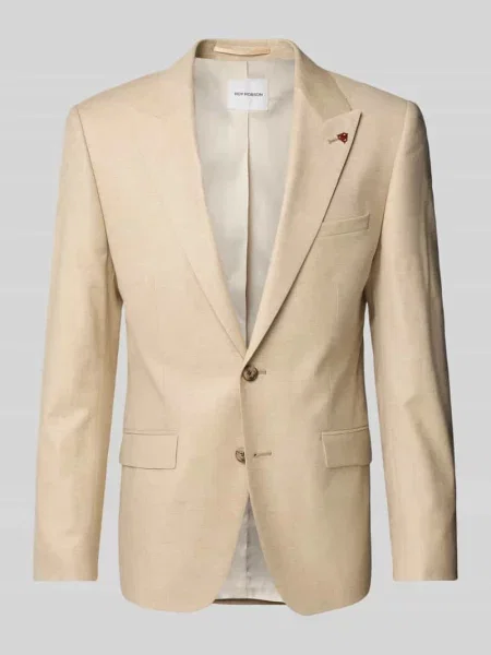 Marynarka z z patką i kołnierzem z połami Roy Robson beżowa