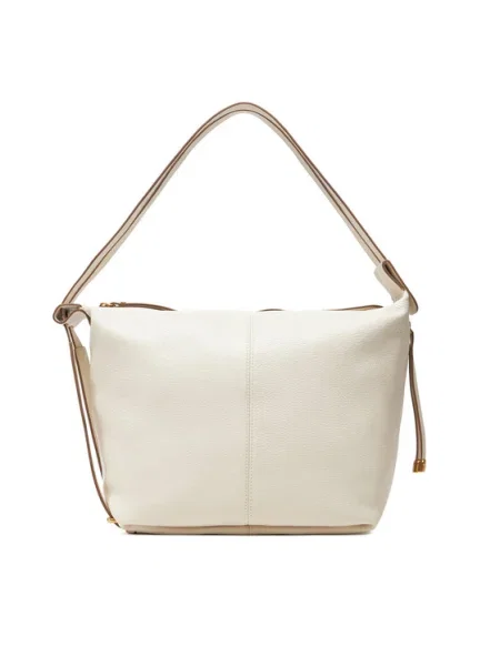 Geanta de piele Gianni Chiarini din piele alb