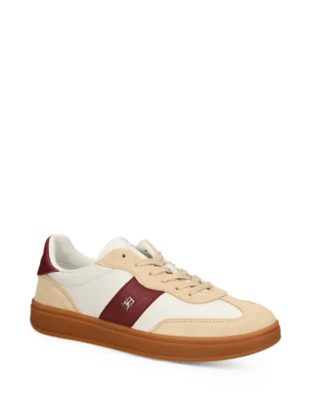 Szarvasbőr sneaker Tommy Hilfiger fehér