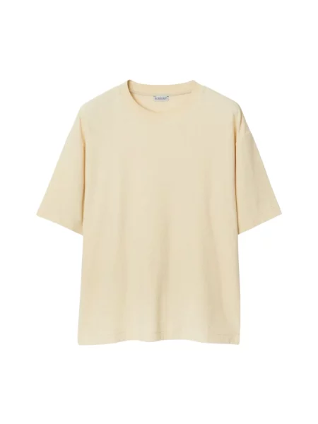 Koszulka Burberry frotte beżowa