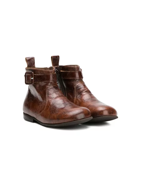 Buty do kostki dziecięce Pèpè brązowe