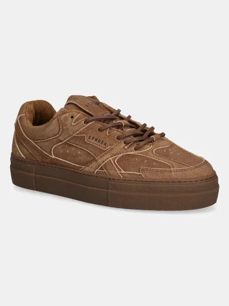 Велурени маратонки Copenhagen brown кафяво