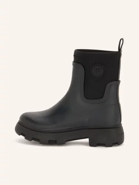 Kotníkové boty Tommy Hilfiger černé