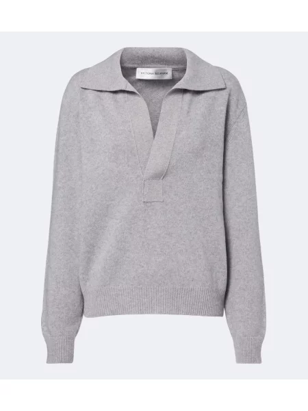 Pulover Victoria Beckham de lână gri