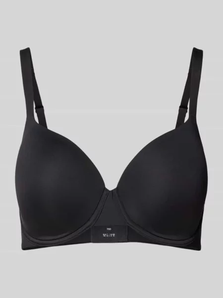 Biustonosz z zapięciem na haftki model Unique' Schiesser czarny