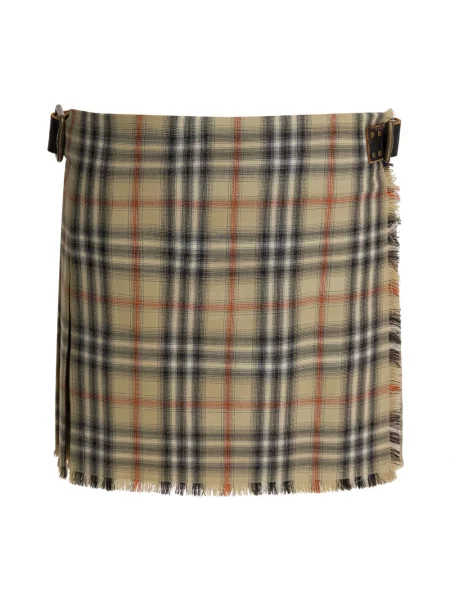 Spódnica Burberry wełniana beżowa