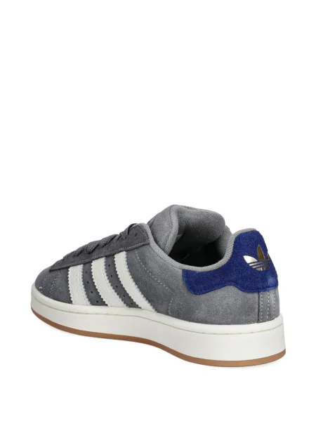Pantaloni Adidas Campus cu șireturi cu dungi din dantelă roșu