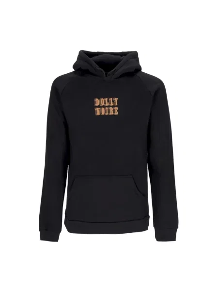Bluza z kapturem Dolly Noire z kapturem z długim rękawem czarna