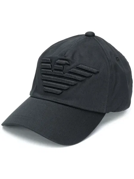 Șapcă Emporio Armani cu broderie negru