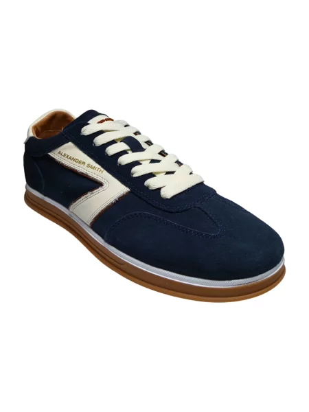 Sneakersy Alexander Smith zamszowe niebieskie