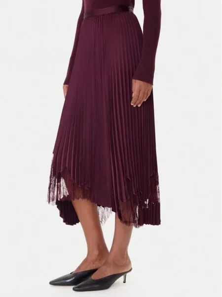 BOSS Fustă plisată Velacey violet