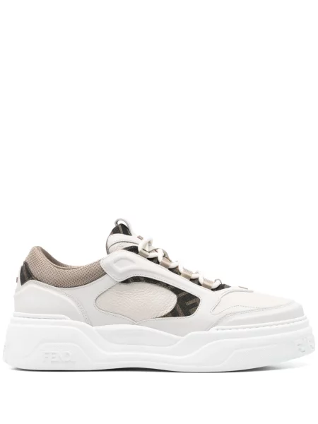 Sneakerși Fendi alb