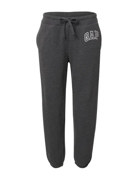 GAP Pantaloni HERITAGE gri închis alb